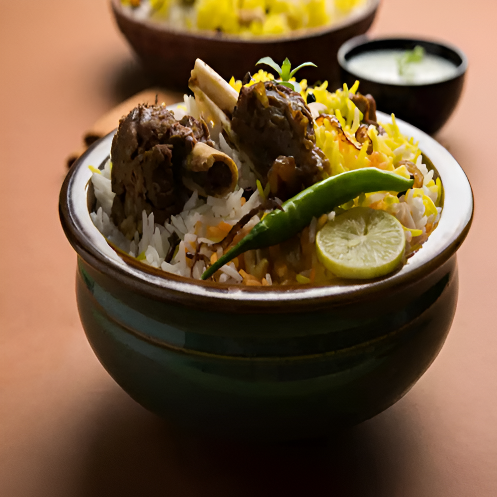 Hyderbadi Mutton Biriyani 25.00AED