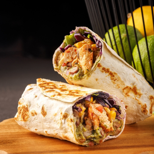 Chicken 65 Wrap (Fries+ 1 Ketchup+ 1Mayonnaise)22.00AED