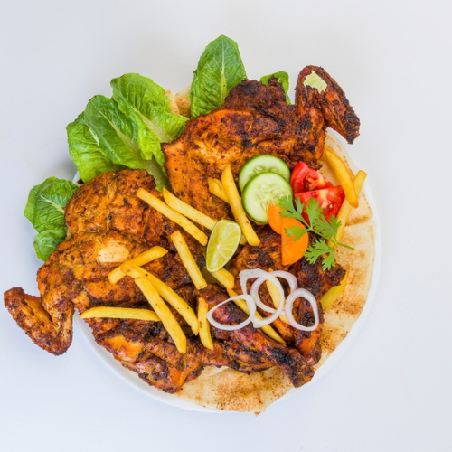 Chicken Charcoal (Half/Full) 28.00/48.00AED